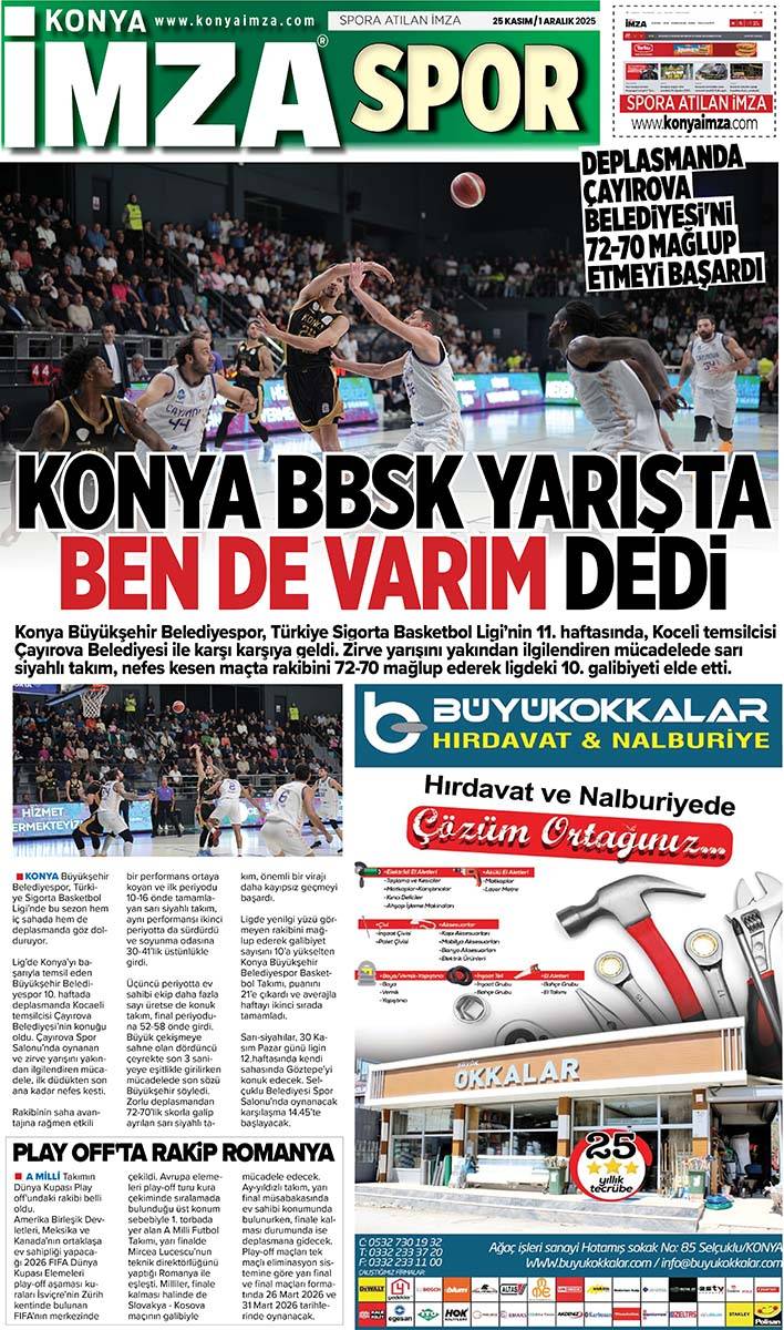 Konya İmza E-GAZETE (25 Kasım / 1 Aralık 2025) 12